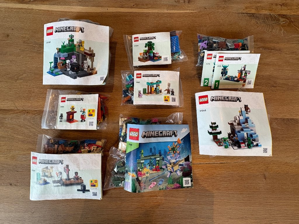 Minecraft LEGO Set, Minecraft, Lego, Ophalen of Verzenden, Zo goed als nieuw