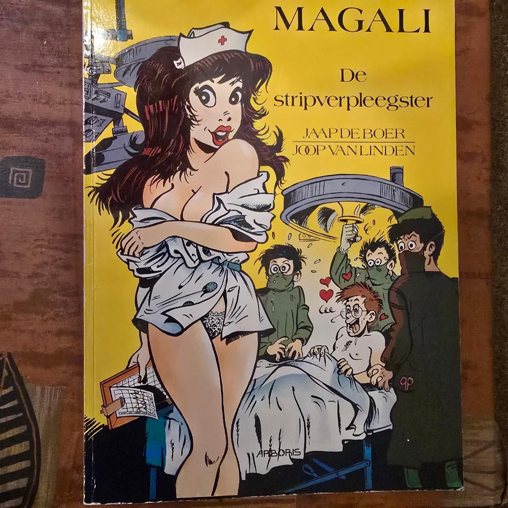 Magali De Stripverpleegster, Gelezen, Eén stripboek, Ophalen of Verzenden, Joop van Linden