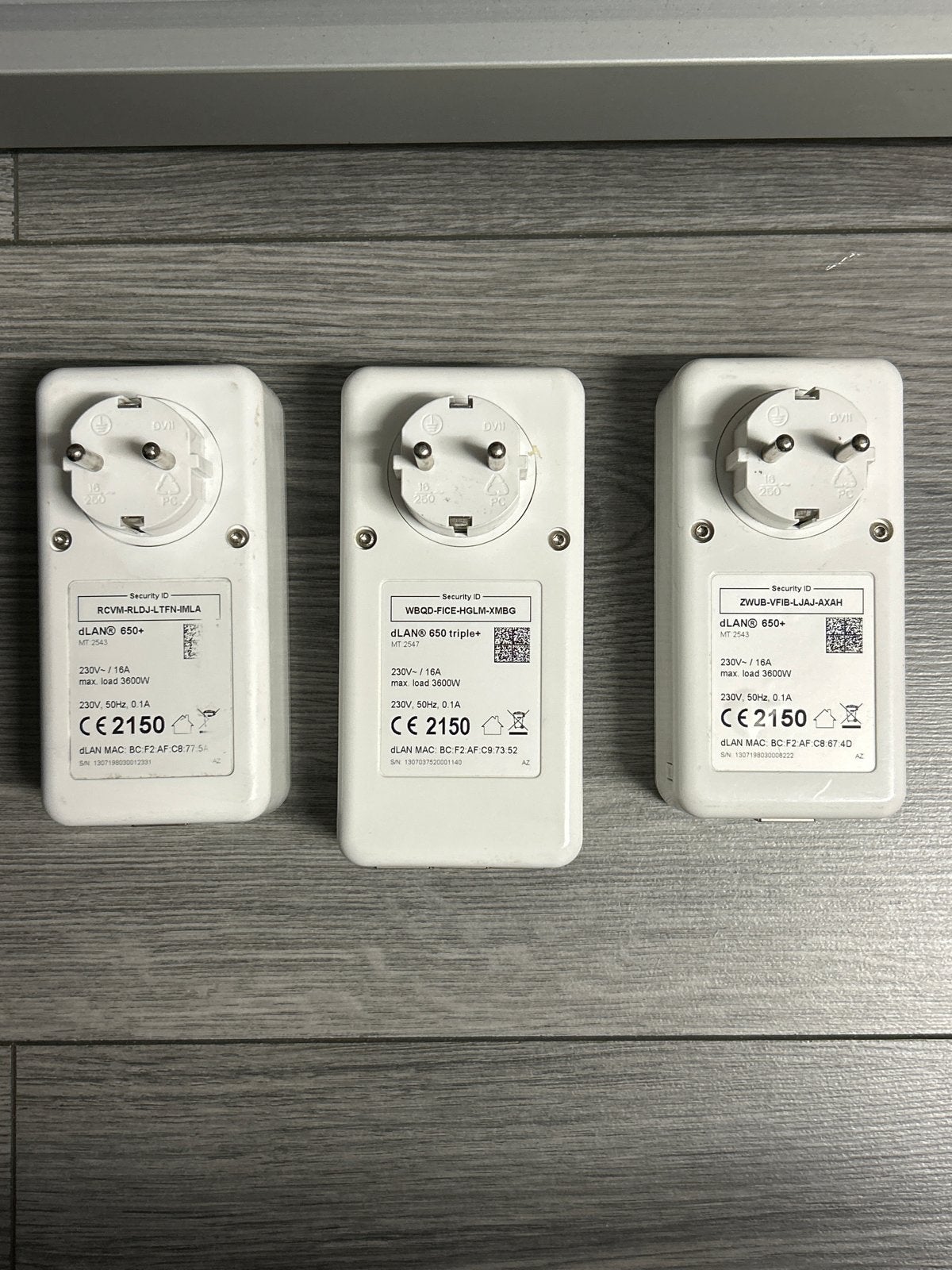 Devolo dLAN 650+ Powerline Adapters (3 stuks), Verzenden, Gebruikt