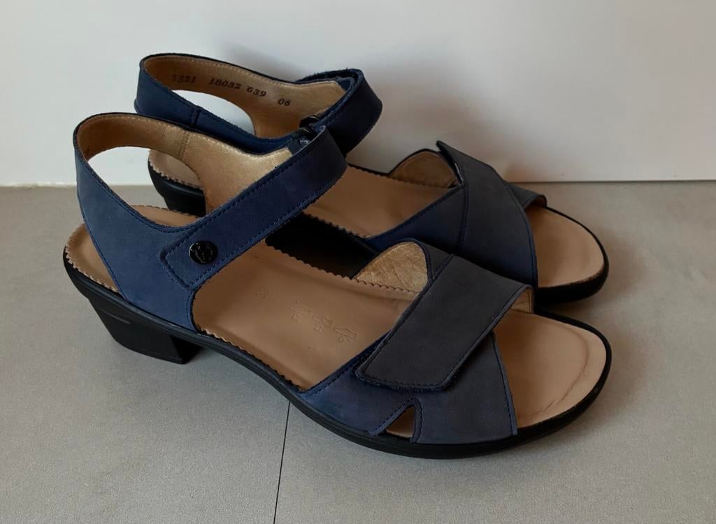 HARTJES  SANDAAL MT:39 G, Kleding | Dames, Schoenen, Verzenden, Zo goed als nieuw, Blauw, Sandalen of Muiltjes