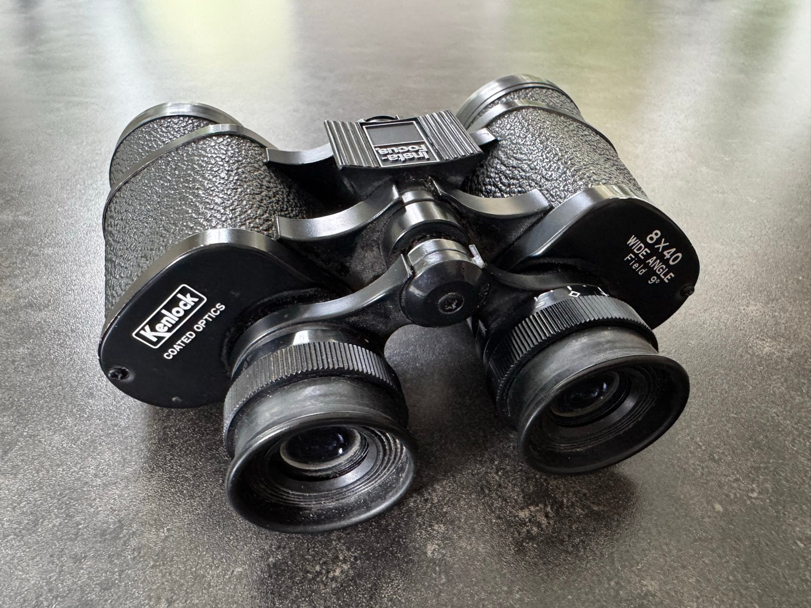 Kenlock 8x40 Wide Angle Verrekijker met Tas, Gebruikt, 8 tot 12x, Met hoes of tas, Porro (met knik)