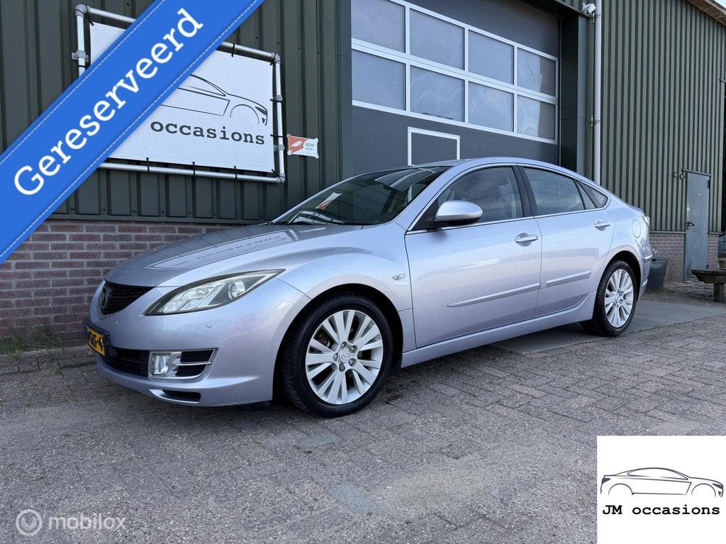 Mazda 6 2.0 S-VT AUT Business Plus|Leder|Navi|Cruise|APK nie, Auto's, Mazda, 1330 kg, Gebruikt, 4 cilinders, Bedrijf