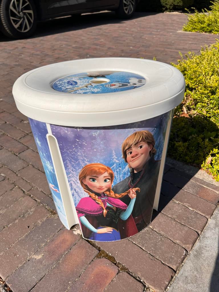 Frozen Opbergbox Speelgoed - Anna, Elsa, Olaf & Sven, Ophalen of Verzenden, Gebruikt, Meisje