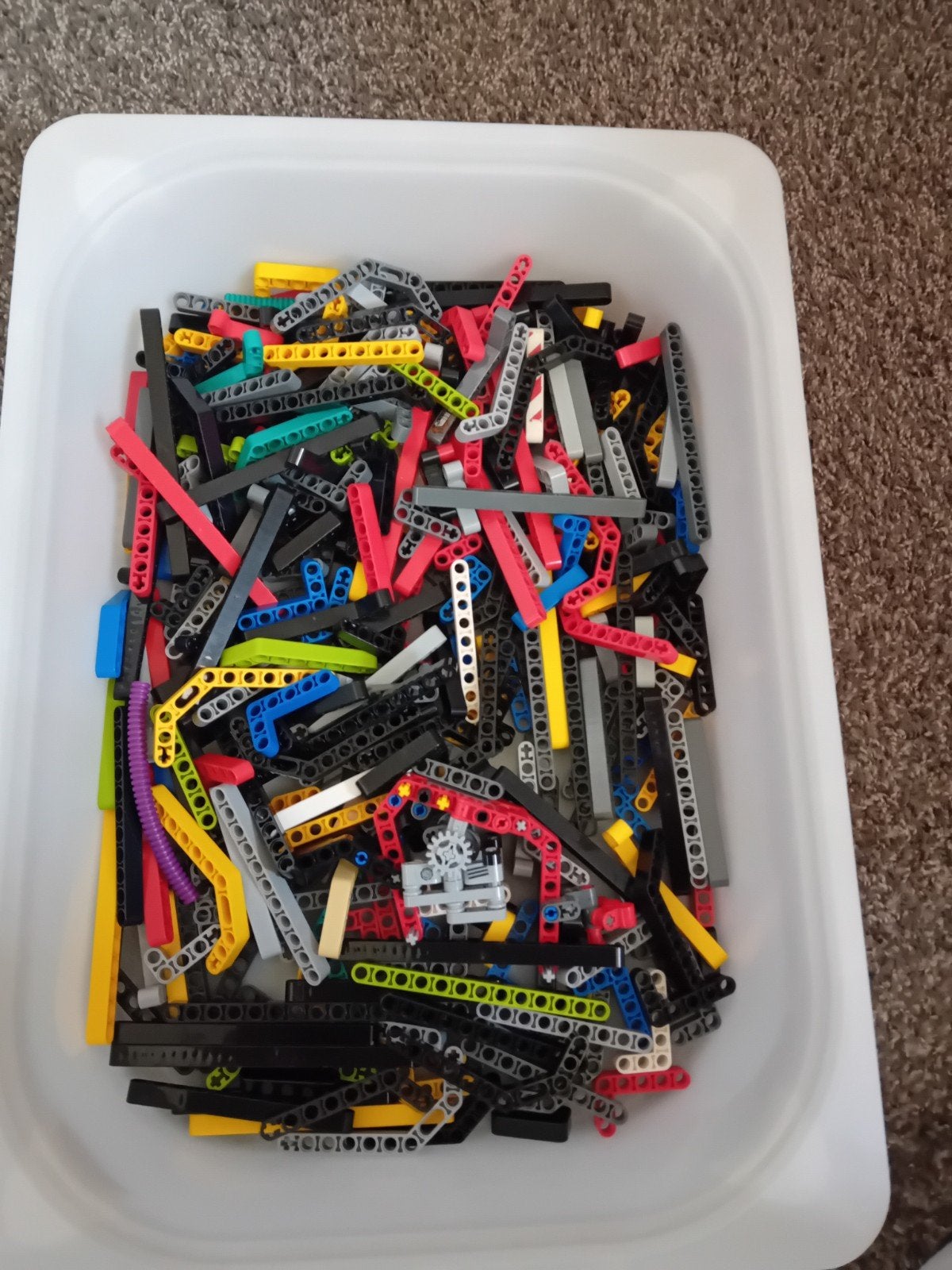lego bak technic balken gebogen, Ophalen of Verzenden, Zo goed als nieuw, Losse stenen, Lego