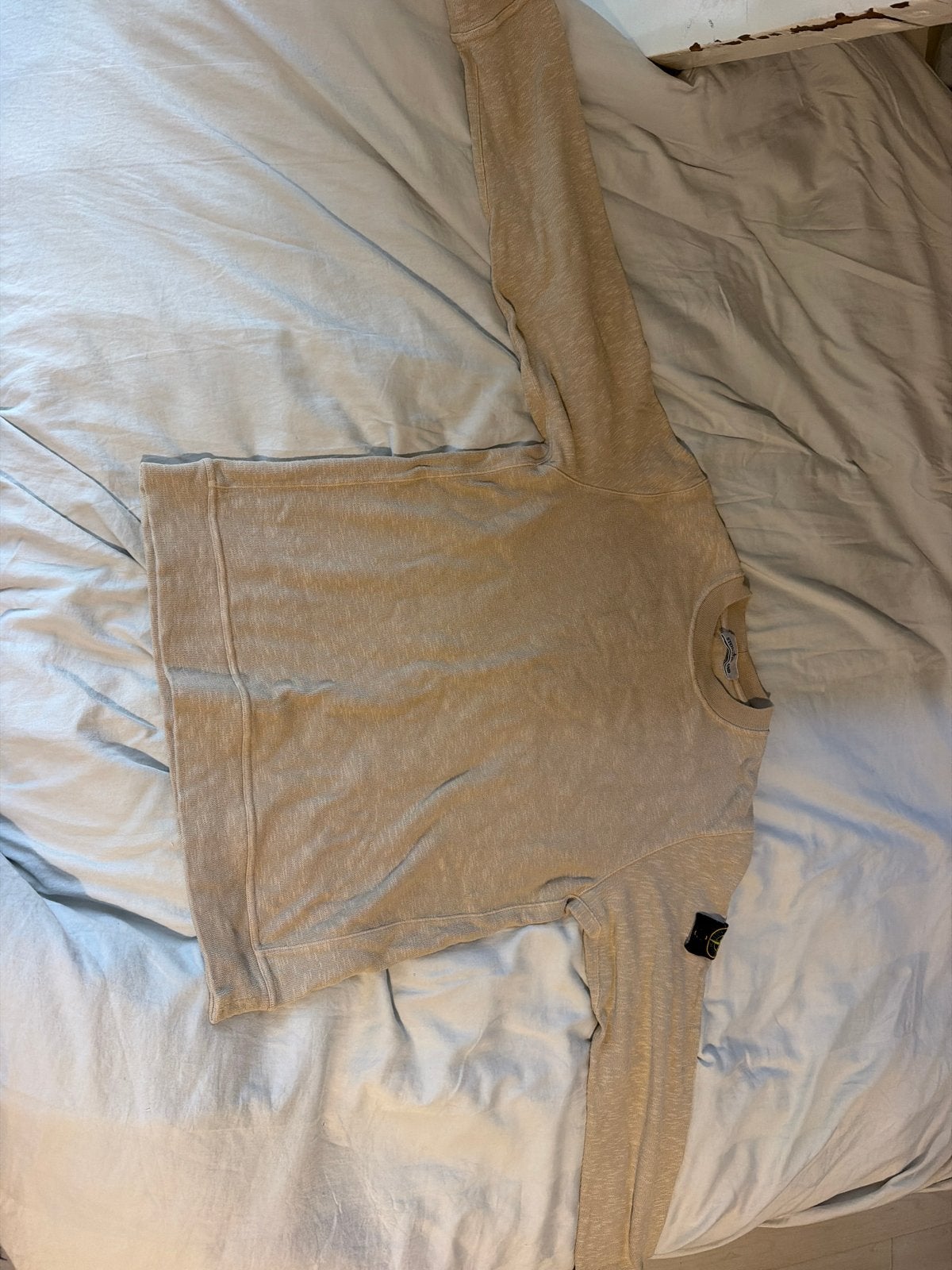 Stone Island sweater beige maat M, Kleding | Heren, Ophalen of Verzenden, Zo goed als nieuw, Maat 48/50 (M), Beige