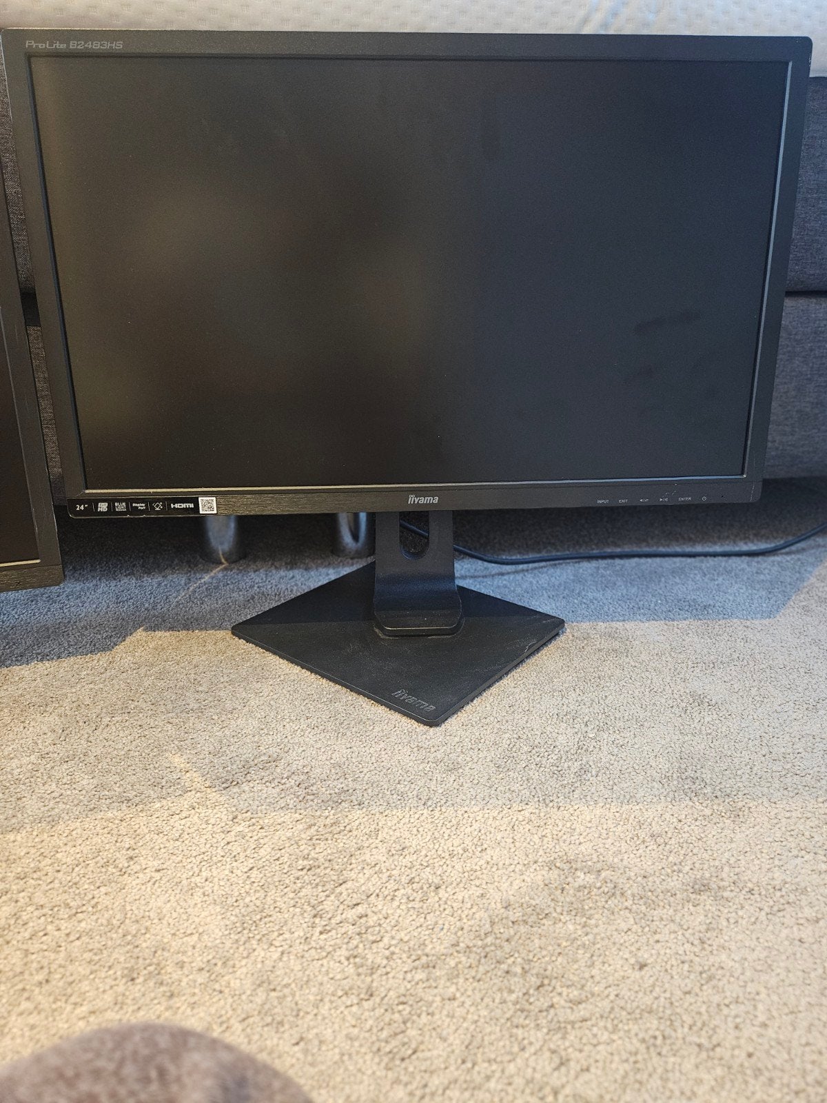 Iiyama ProLite B2483HS 24 inch Full HD Monitor, Computers en Software, Monitoren, Gebruikt, Iiyama, Kantelbaar, Full HD