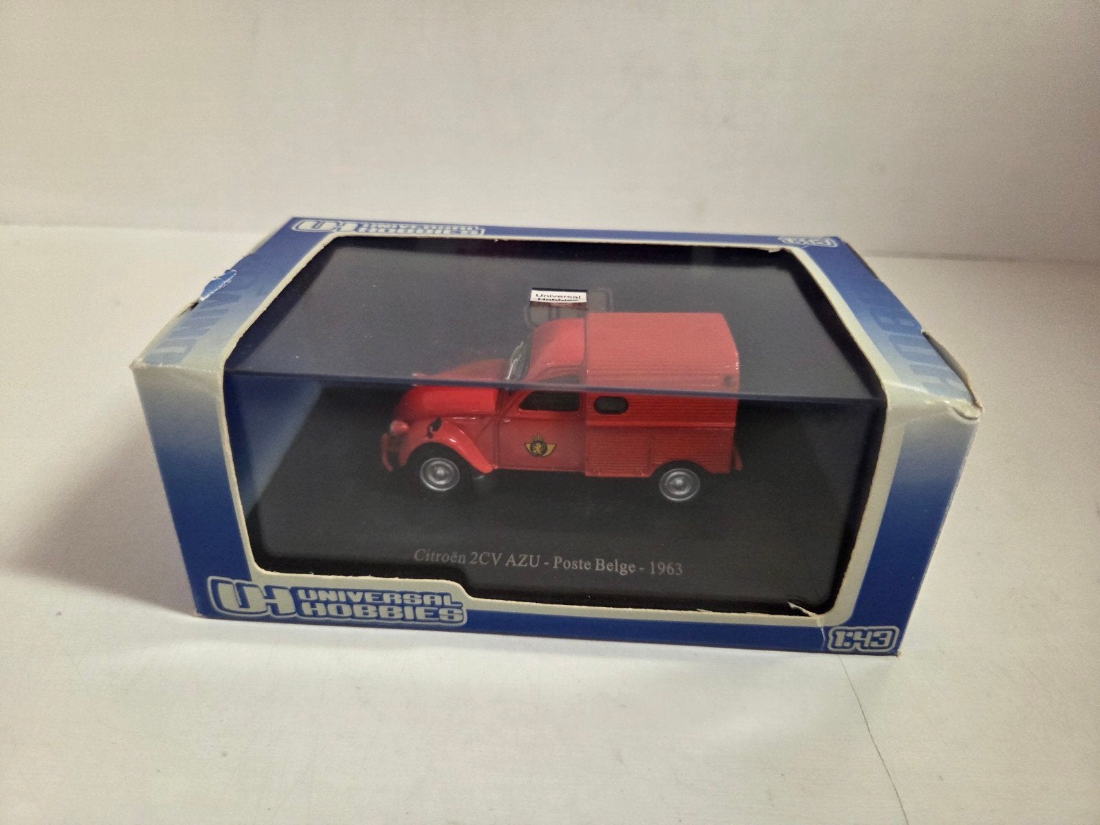 UH Citroën 2CV AZU Belgische Post 1:43, Overige merken, Auto, ., Ophalen of Verzenden