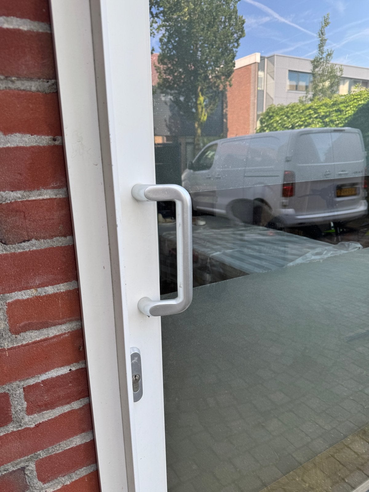Aluminium Schuifpui met dubbelglas 250h x 245br (direct mee), Ophalen, Gebruikt, 225 cm of meer, Aluminium