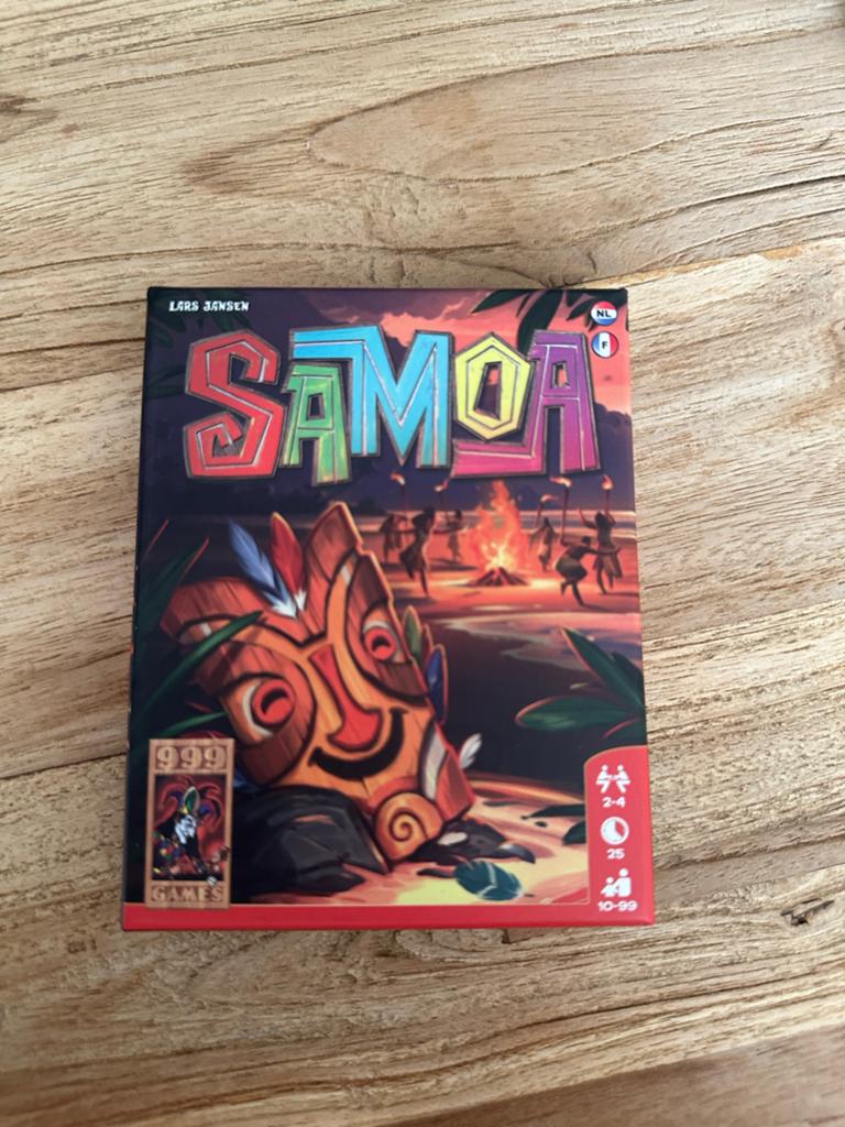 Samoa Bordspel - 999 Games, Drie of vier spelers, Ophalen of Verzenden, Zo goed als nieuw