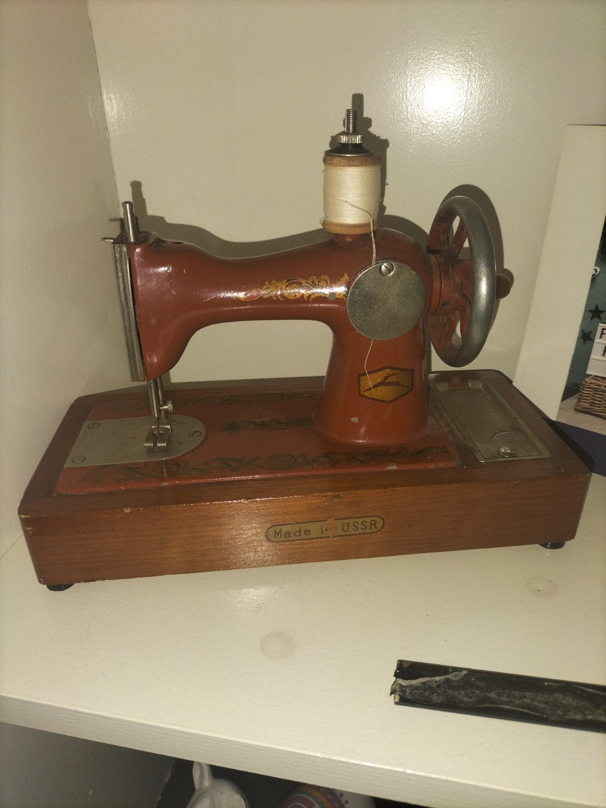 Vintage naaimachine "Made in USSR" - Decoratief item, Ophalen of Verzenden