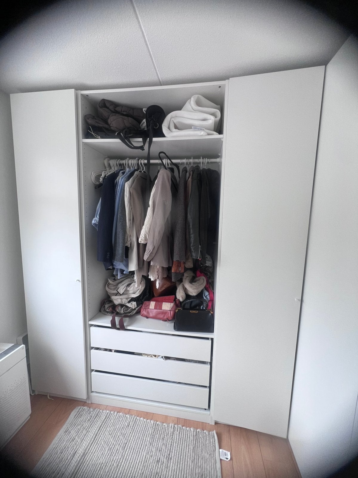 Ikea pax kast met hoekelement - zelf demonteren, Huis en Inrichting, Kasten | Kledingkasten, Overige materialen, 200 cm of meer