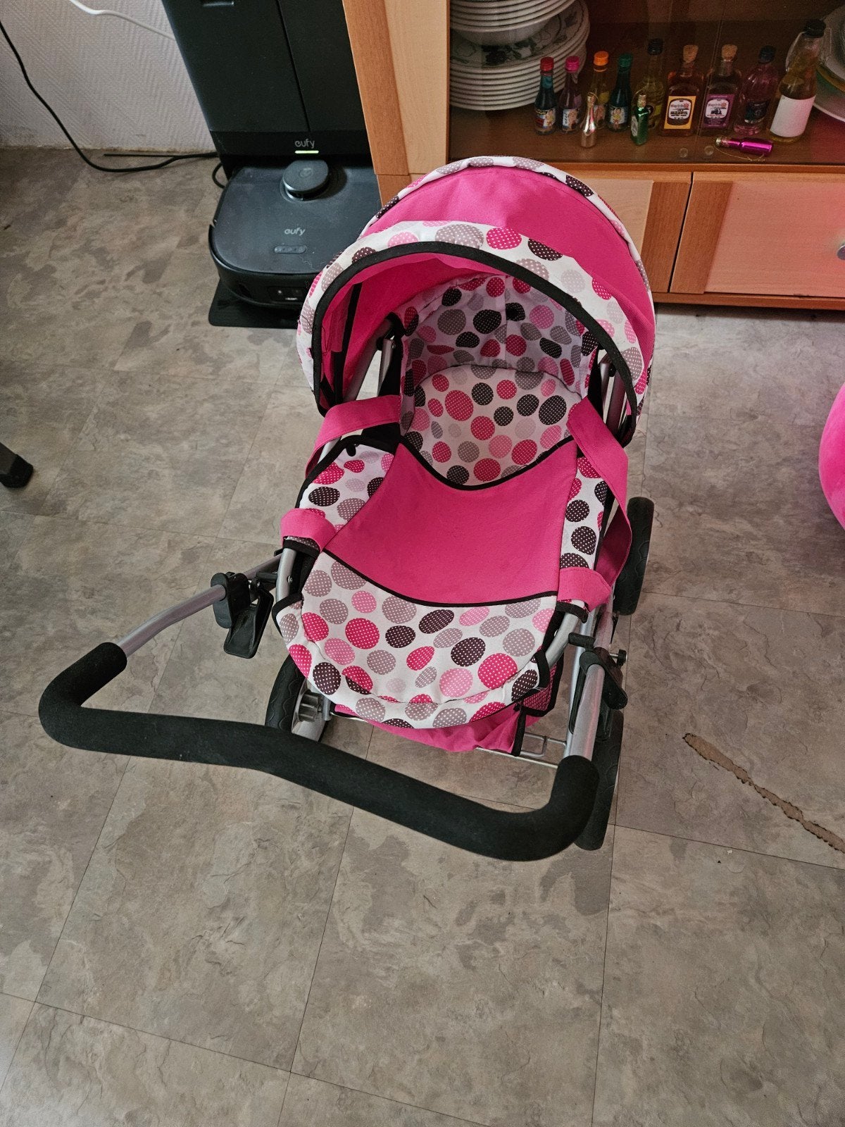 Roze poppenwagen, Kinderen en Baby's, Kinderwagens en Combinaties, Ophalen, Gebruikt, Kinderwagen, Overige merken