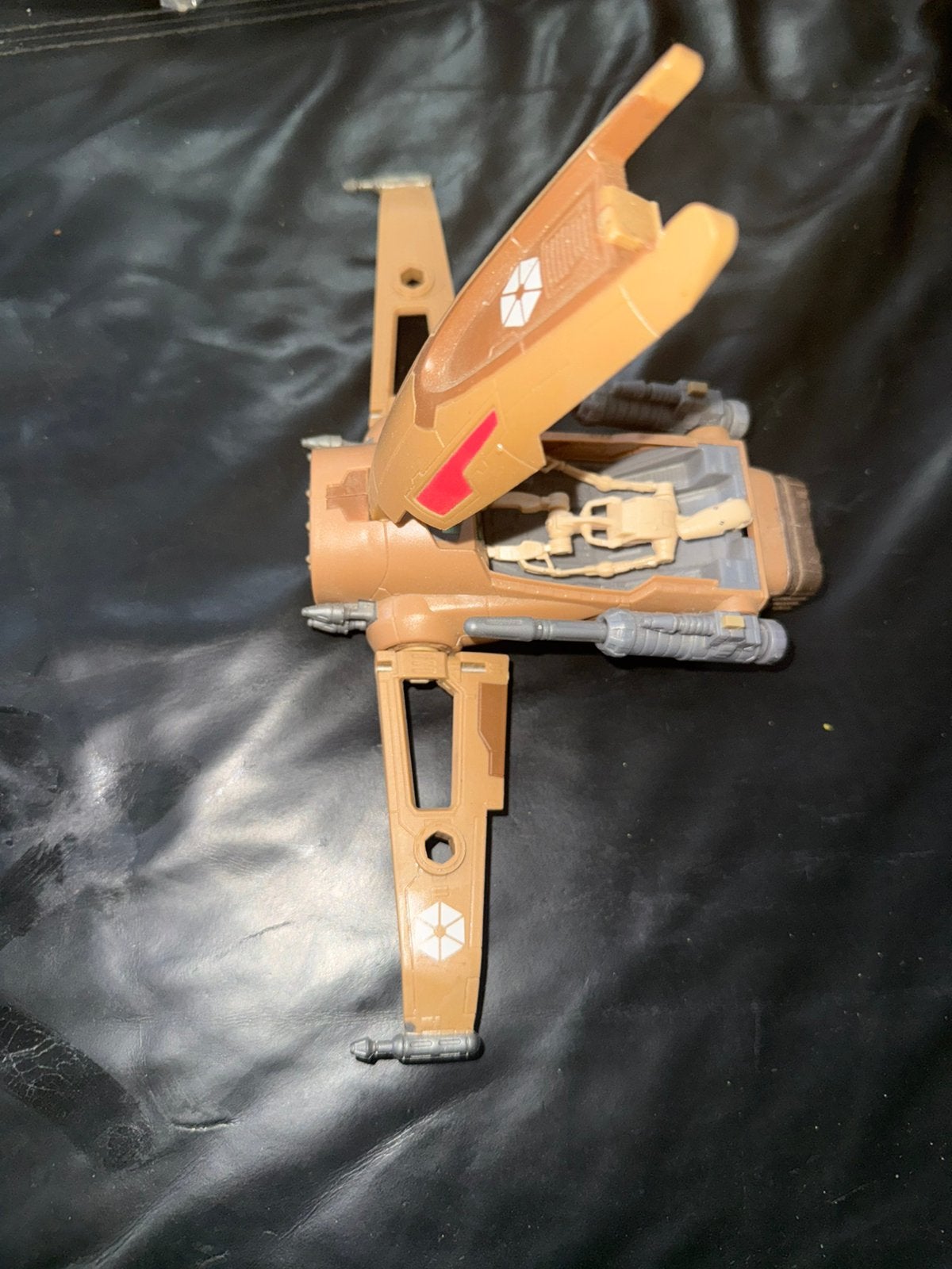 Star wars voertuig met droid, Ophalen of Verzenden, Zo goed als nieuw, Actiefiguurtje