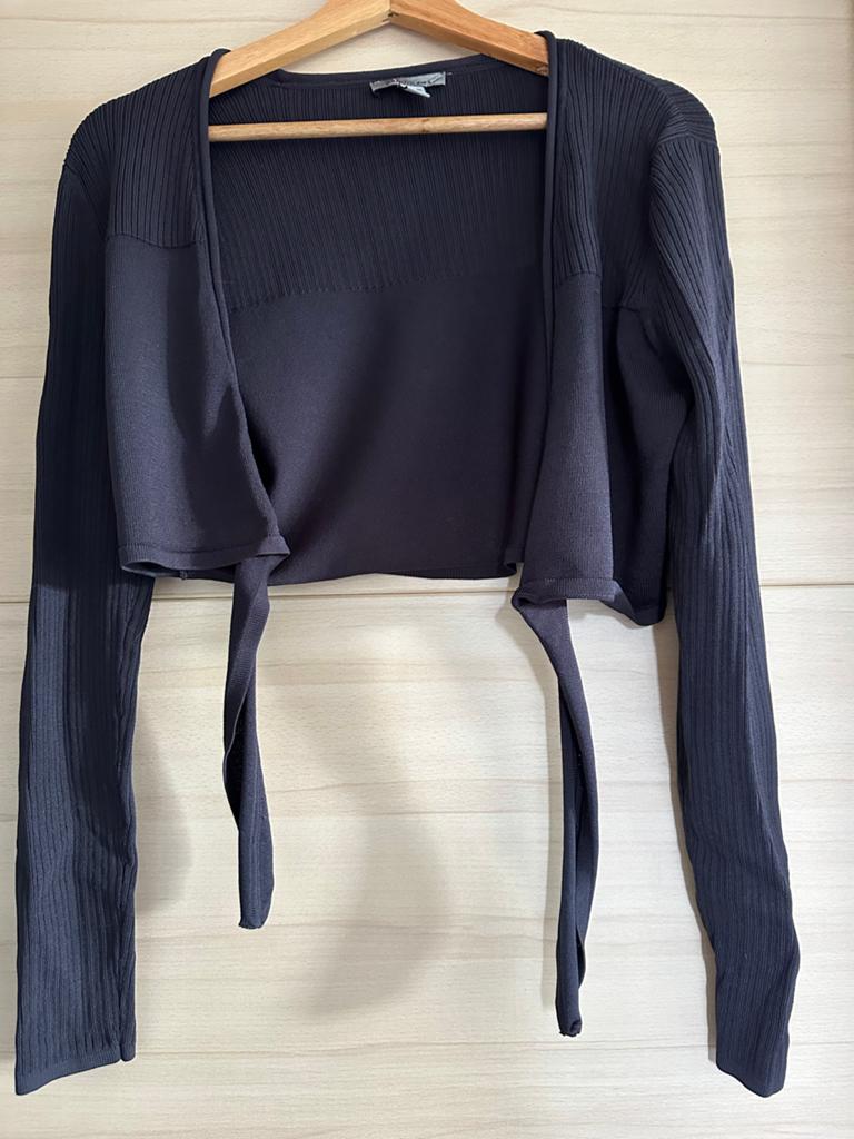 Bandolera donkerblauw kort vestje maat 36 nieuw, Verzenden, Nieuw, Maat 36 (S), Blauw