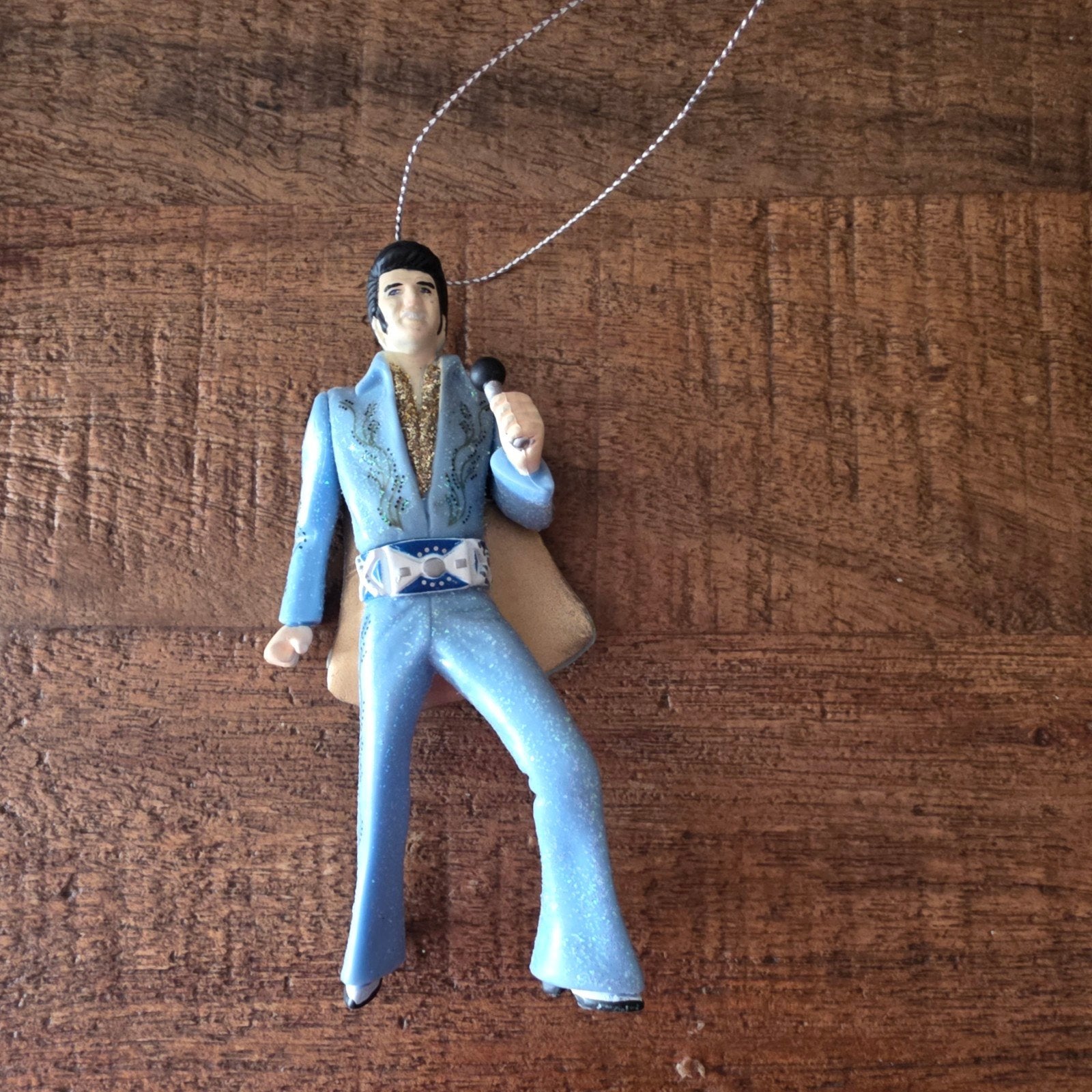 Elvis Presley Kerstornament - Blauw Pak, Ophalen of Verzenden, Zo goed als nieuw