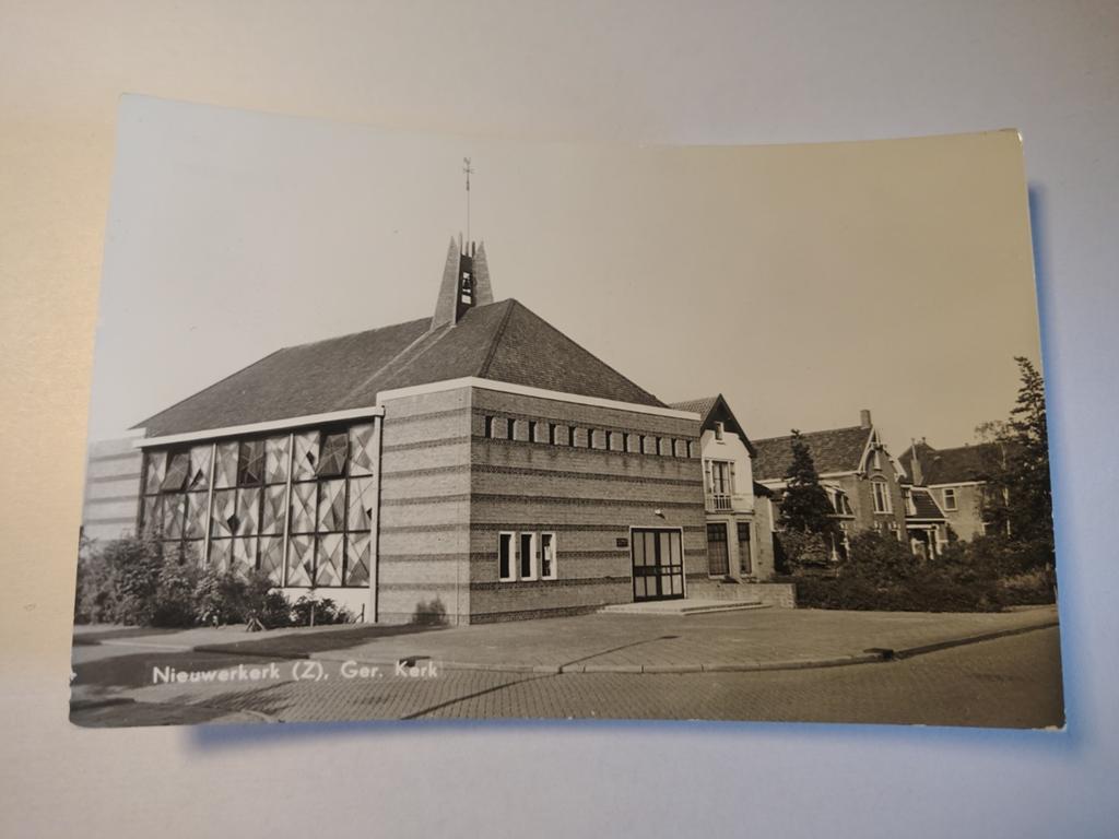 Nieuwerkerk Ger. Kerk, Verzamelen, Ansichtkaarten | Nederland, Ophalen of Verzenden