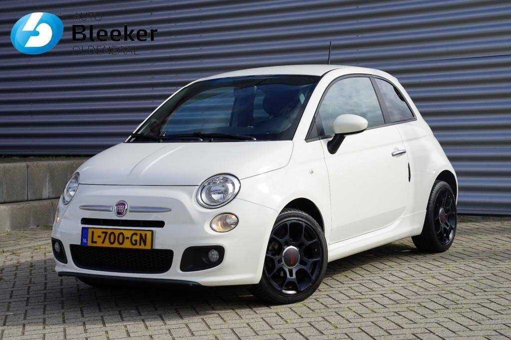 Fiat 500 1.2 69Pk Sport Airco PDC LM Carbon, Auto's, Voorwielaandrijving, Stof, Gebruikt, 1242 cc