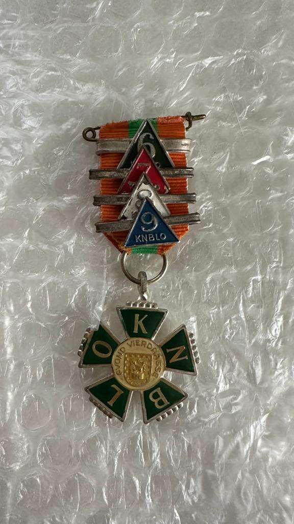 KNBLO Avondvierdaagse Medaille, Postzegels en Munten, Ophalen of Verzenden, Overige materialen, Nederland
