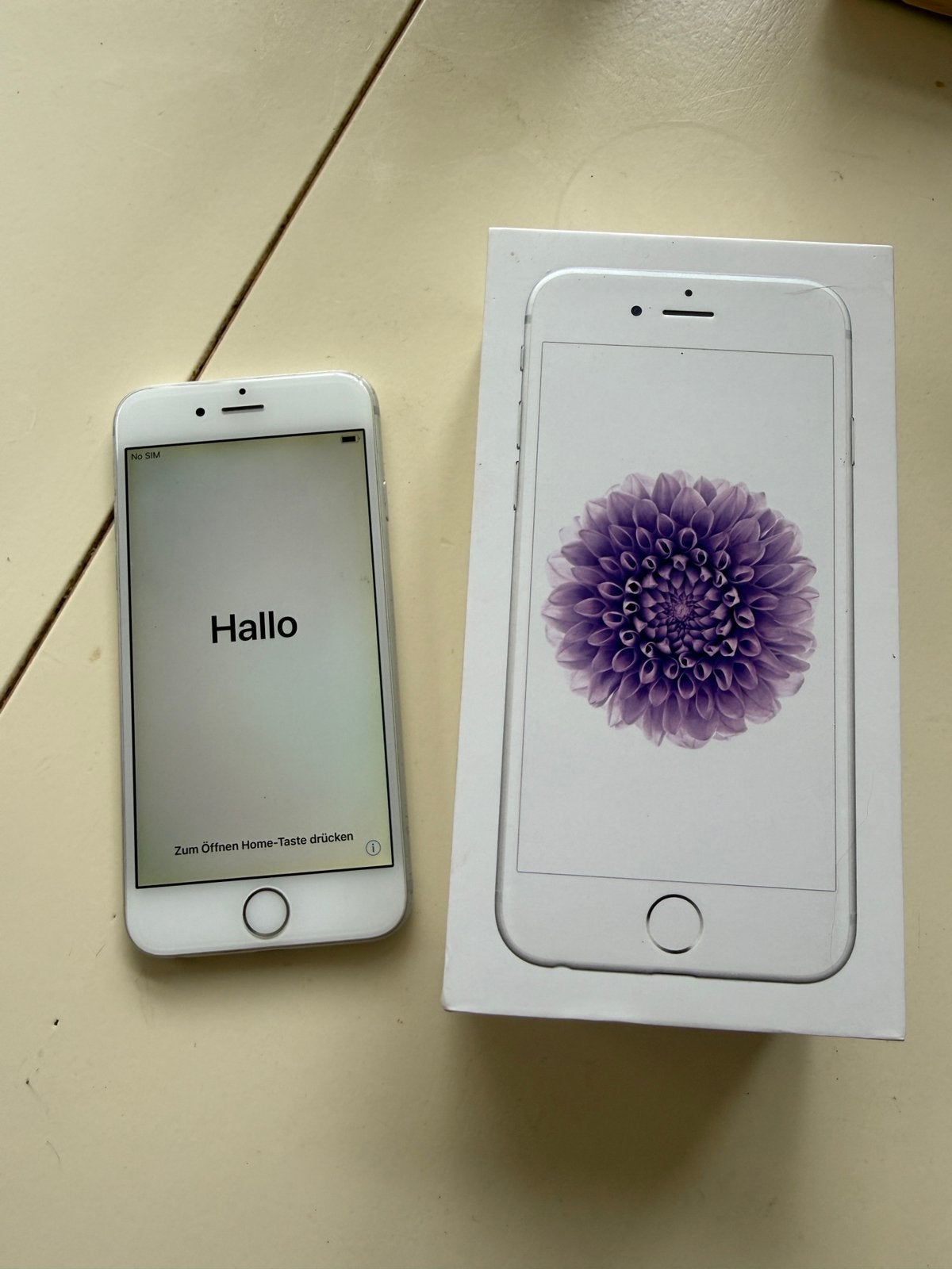 iPhone 6 Silver 16gb 2015, Telecommunicatie, Mobiele telefoons | Apple iPhone, Ophalen, Gebruikt, 16 GB, 77 %
