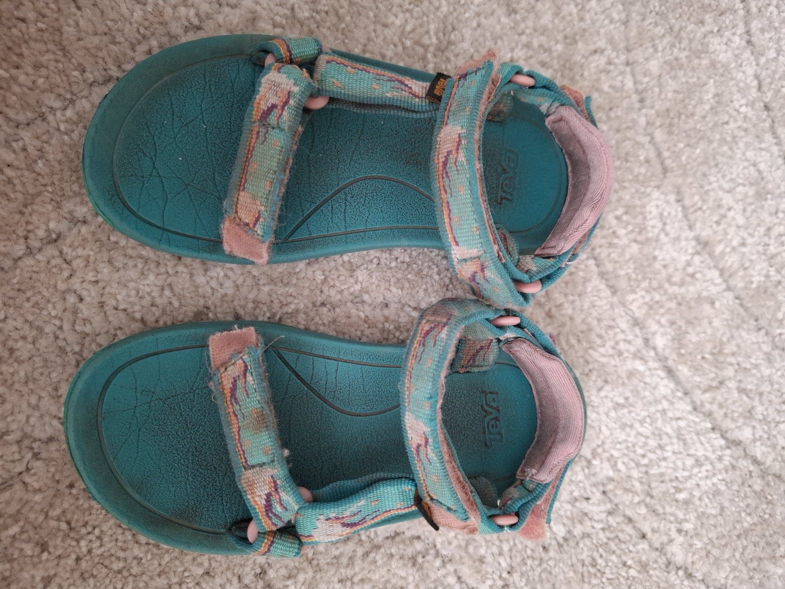 Teva sandalen maat 27, Teva, Gedragen, Groen, Sandalen of Muiltjes