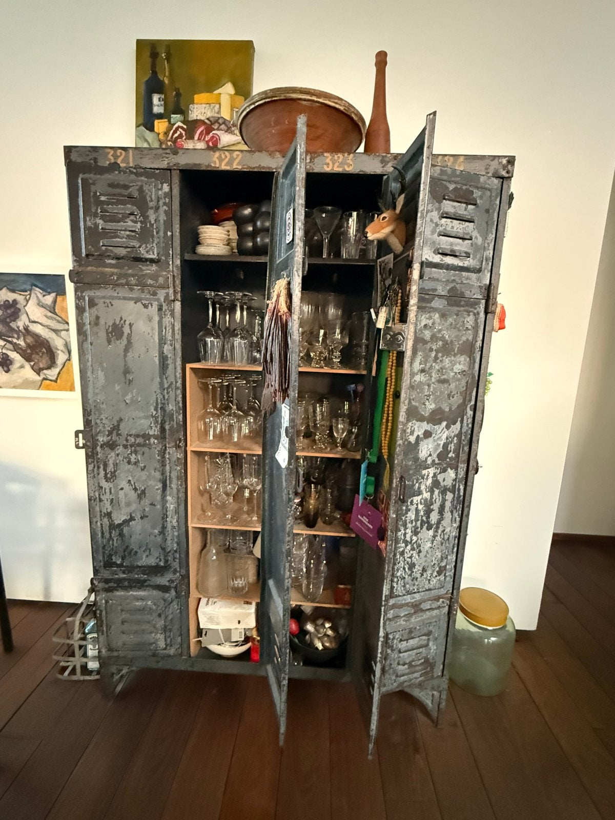 3 Lockers ., Ophalen, Gebruikt