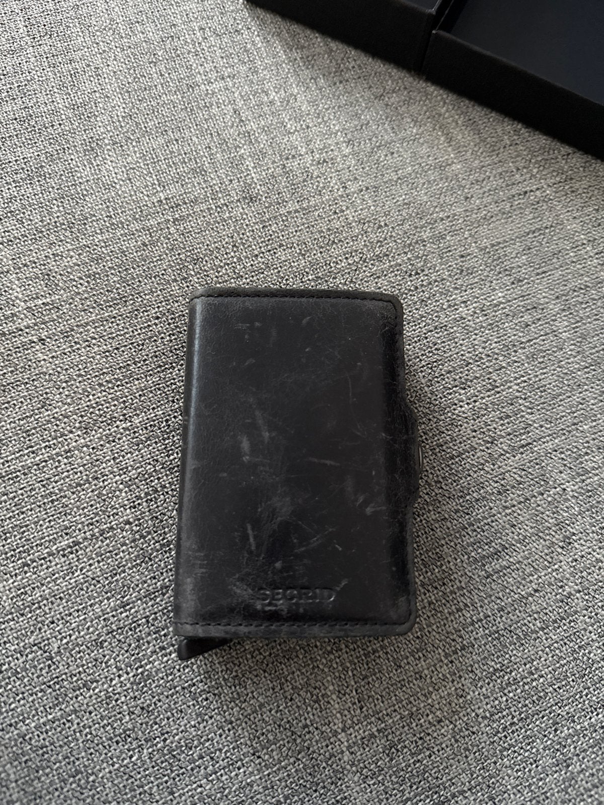 Secrid Twinwallet - Zwart leer, Overige merken, Gebruikt, Zwart, Ophalen of Verzenden
