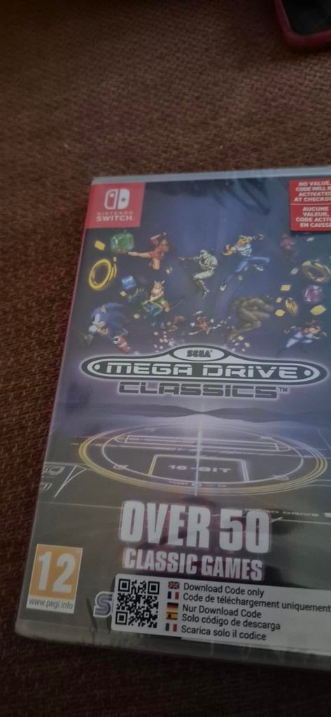Sega Mega Drive Classics Nintendo Switch - Meer dan 50 games, Spelcomputers en Games, Games | Nintendo Switch, Nieuw, Overige genres