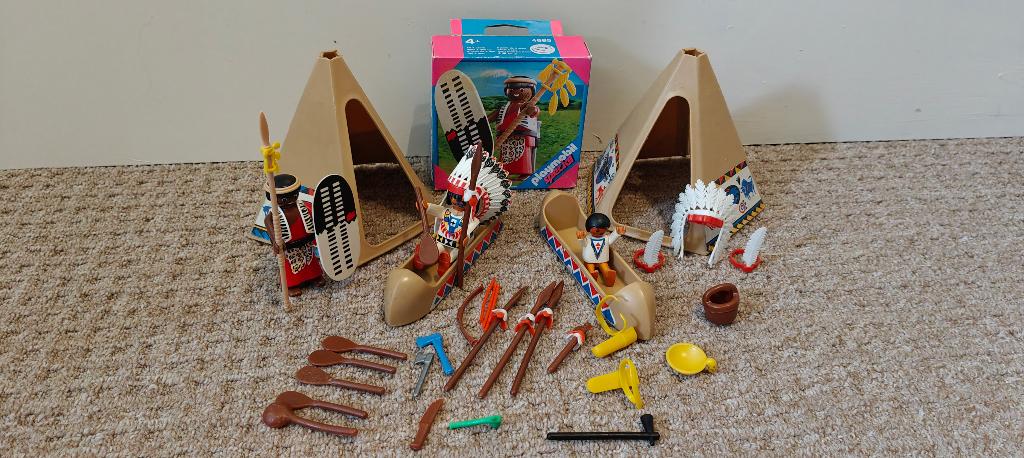 playmobil indianen, Ophalen