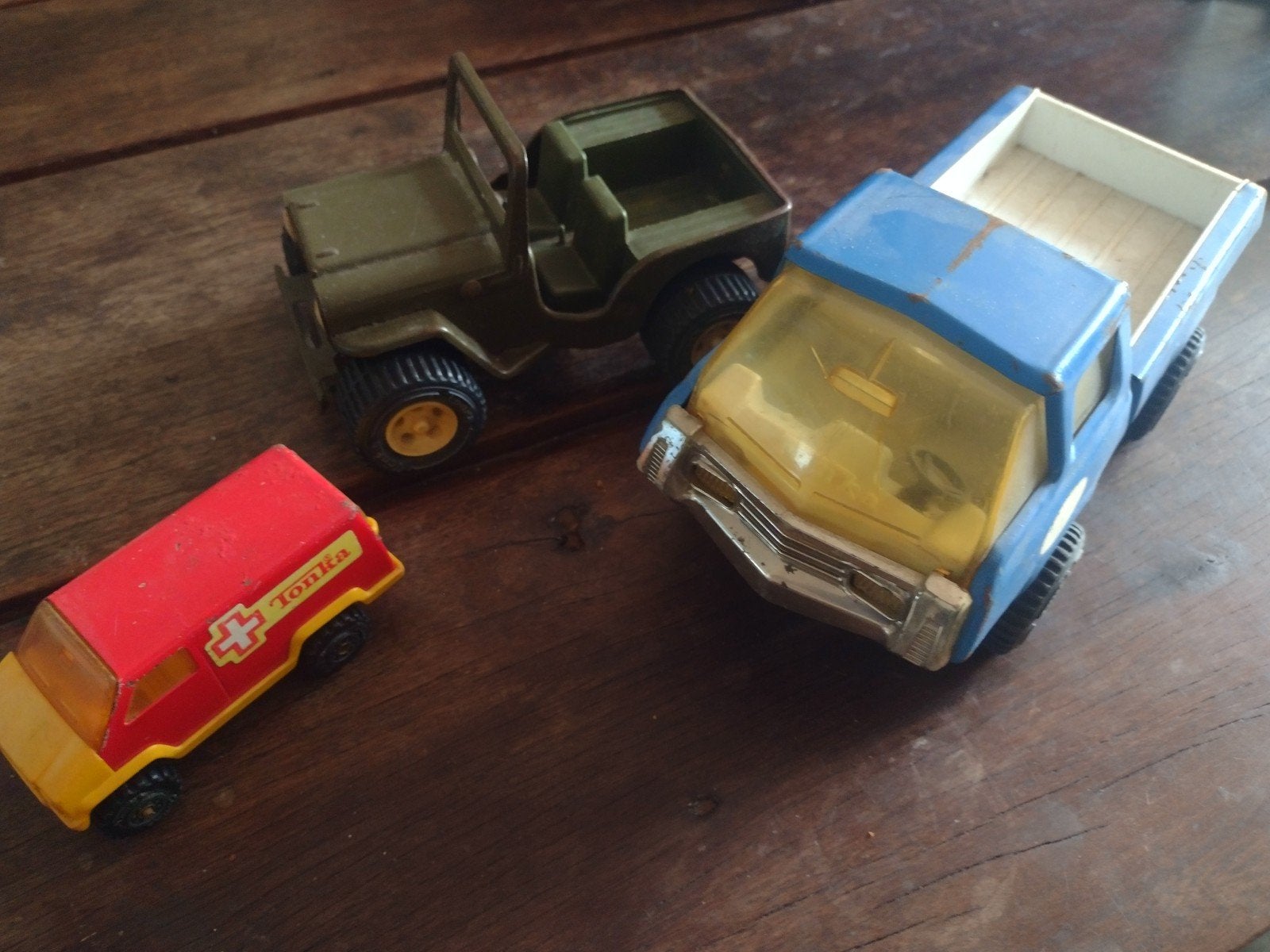 3x Vintage Tonka Modelauto's - Gebruikt, Made in USA, Ophalen of Verzenden, Gebruikt