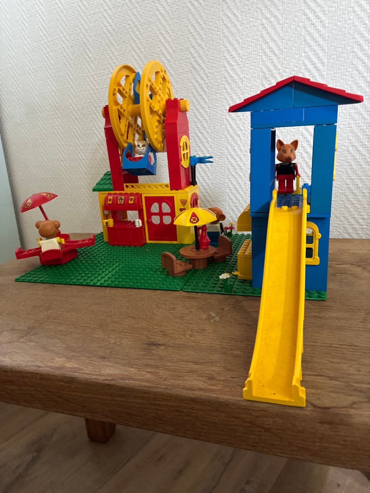 Lego Fabuland Kermis Speelset met Reuzenrad en Glijbaan, Ophalen, Gebruikt, Overige merken