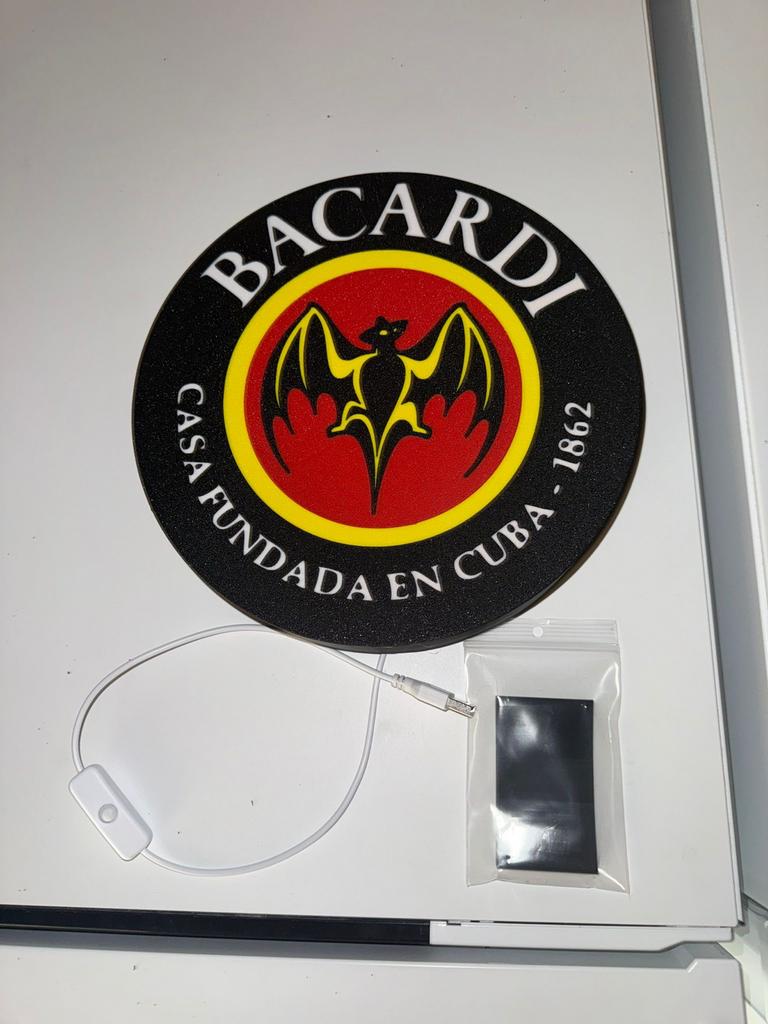 Bacardi LED lamp 23x23 cm, Huis en Inrichting, Lampen | Losse lampen, Nieuw, Led-lamp, Ophalen