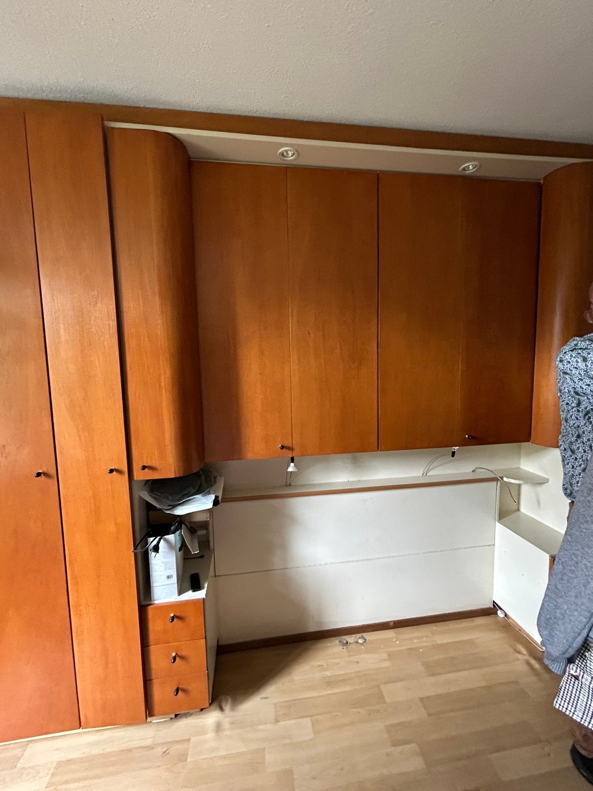 Gratis handgemaakte kledingkasten, Huis en Inrichting, Kasten | Kledingkasten, Gebruikt, 200 cm of meer, Jaren 80, 200 cm of meer