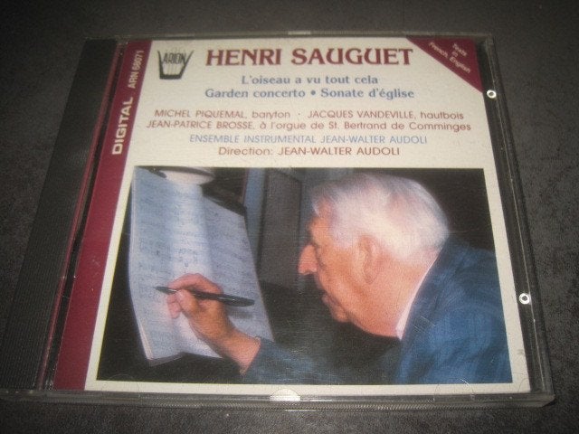 Henri Sauguet b.1901 L'oiseau a vu tout cela ea op Arion, Ophalen of Verzenden, Classicisme, Zo goed als nieuw, Kamermuziek