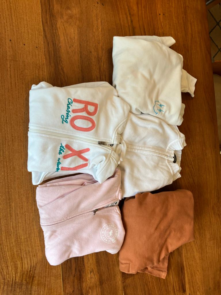 Diverse hoodies en vesten voor meiden (4 stuks), Ophalen of Verzenden, Zo goed als nieuw, Maat 34 (XS) of kleiner