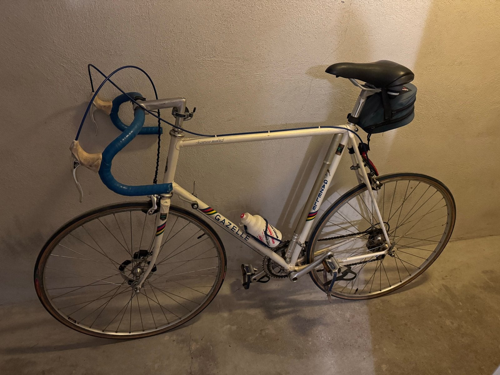Gazelle racefiets Reynolds 531c, Shimano groep, topstaat, Ophalen, Gebruikt, Gazelle, 10 tot 15 versnellingen