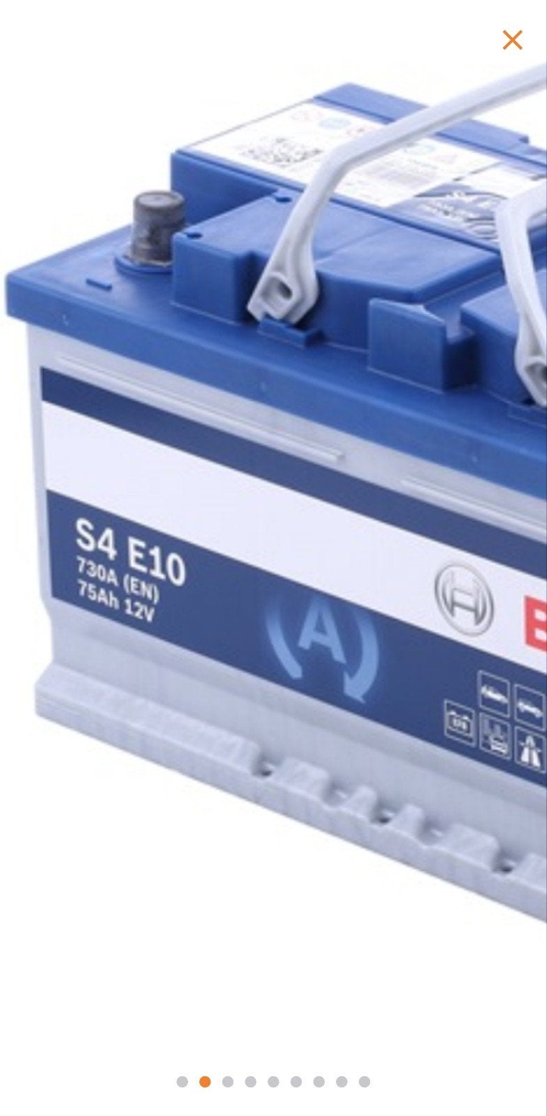 Accu Nieuwe in doos S4 E10 Accu - 75Ah 730A 12V, Ophalen of Verzenden