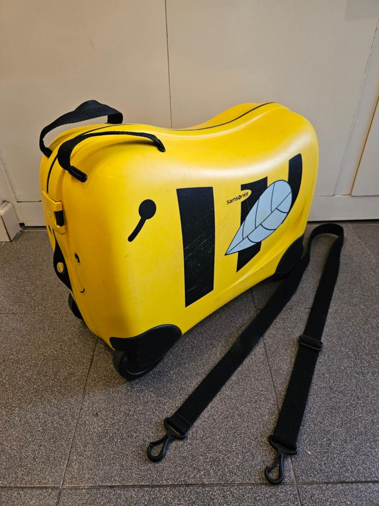 Samsonite Dream2Go Kinderkoffer bij met Band, Wieltjes, Gebruikt, 20 tot 30 cm, Minder dan 35 cm