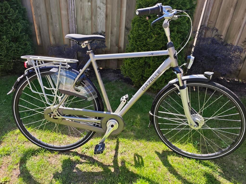 Mooie Gazelle paris plus c7 herenfiets 57cm 7 versnellingen, Ophalen, Versnellingen, Zo goed als nieuw, 57 tot 61 cm
