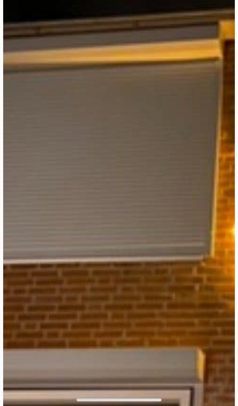 Rolluik - Grijs - Elektrische bediening, Ophalen, Gebruikt, Grijs, Elektrische bediening