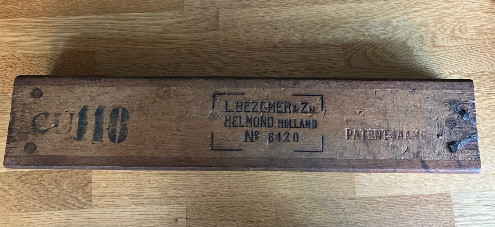 Antieke sigarenmal van L. Bezemer & Zn. Helmond, Ophalen of Verzenden