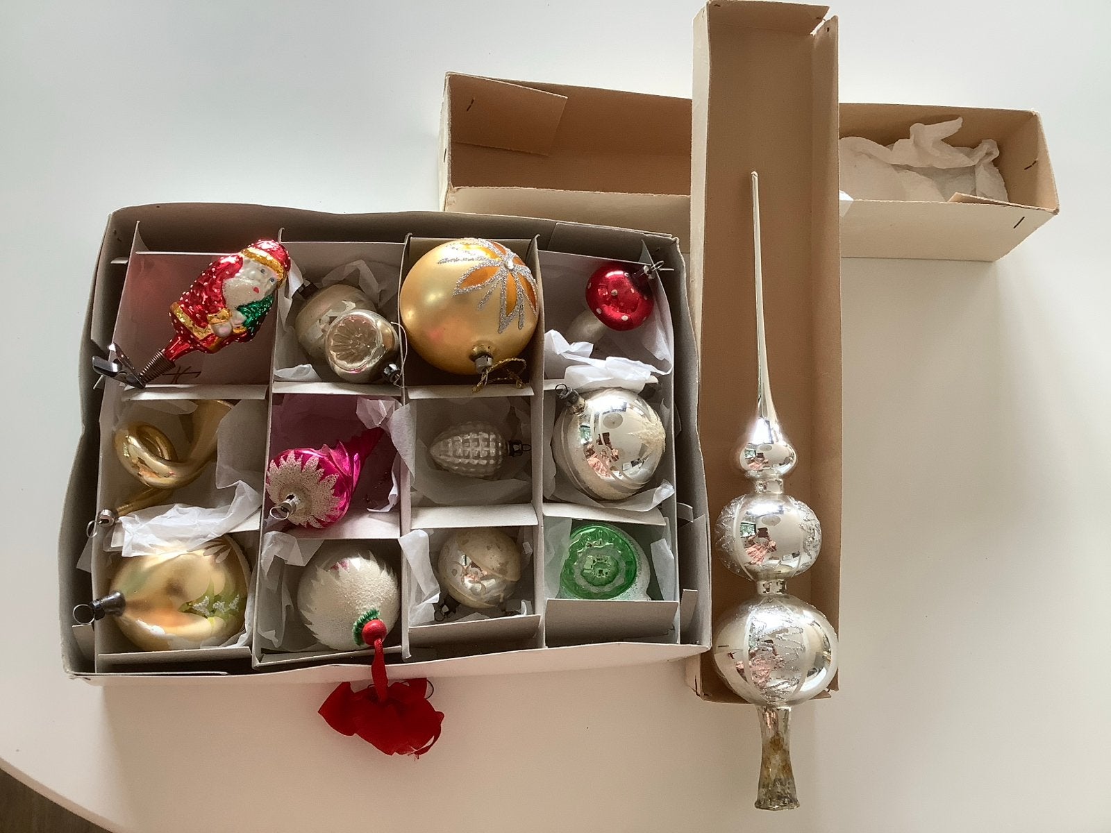 Oude kerstballen., Diversen, Kerst, Ophalen of Verzenden