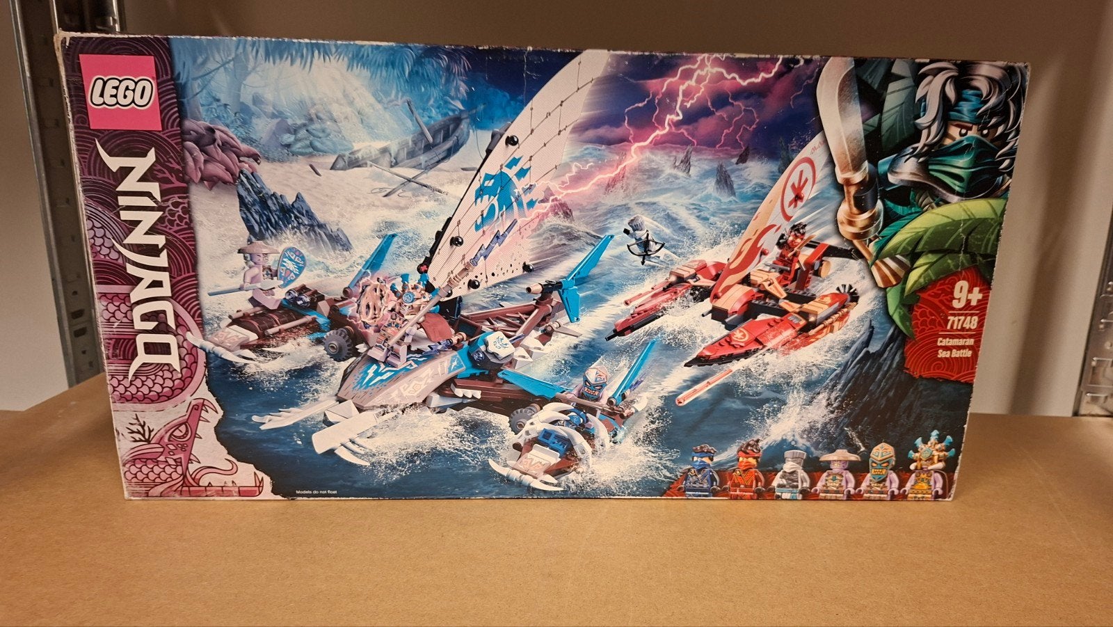 LEGO Ninjago Catamaran Zeestrijd 71748 Nieuw (doos beschadi, Inclusief doos, Lego, Nieuw, Ophalen of Verzenden