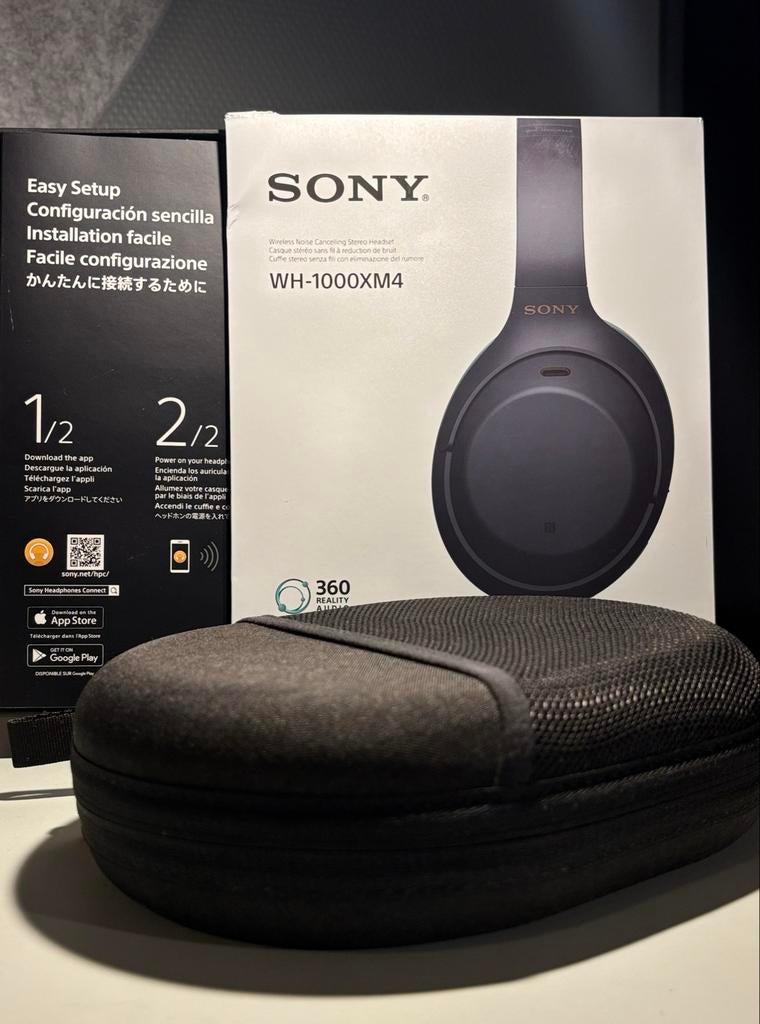 Sony WH-1000XM4 — Wireless Noise Cancelling Headphones, Ophalen of Verzenden, Zo goed als nieuw