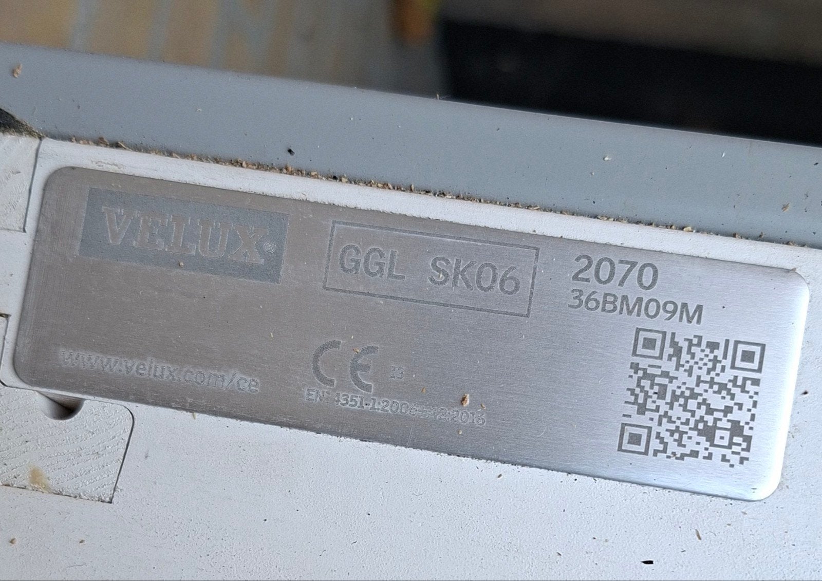 Velux Dakraam GGL SK06 2070 met hr++ glas, Ophalen, Gebruikt, 80 tot 120 cm, 80 tot 120 cm