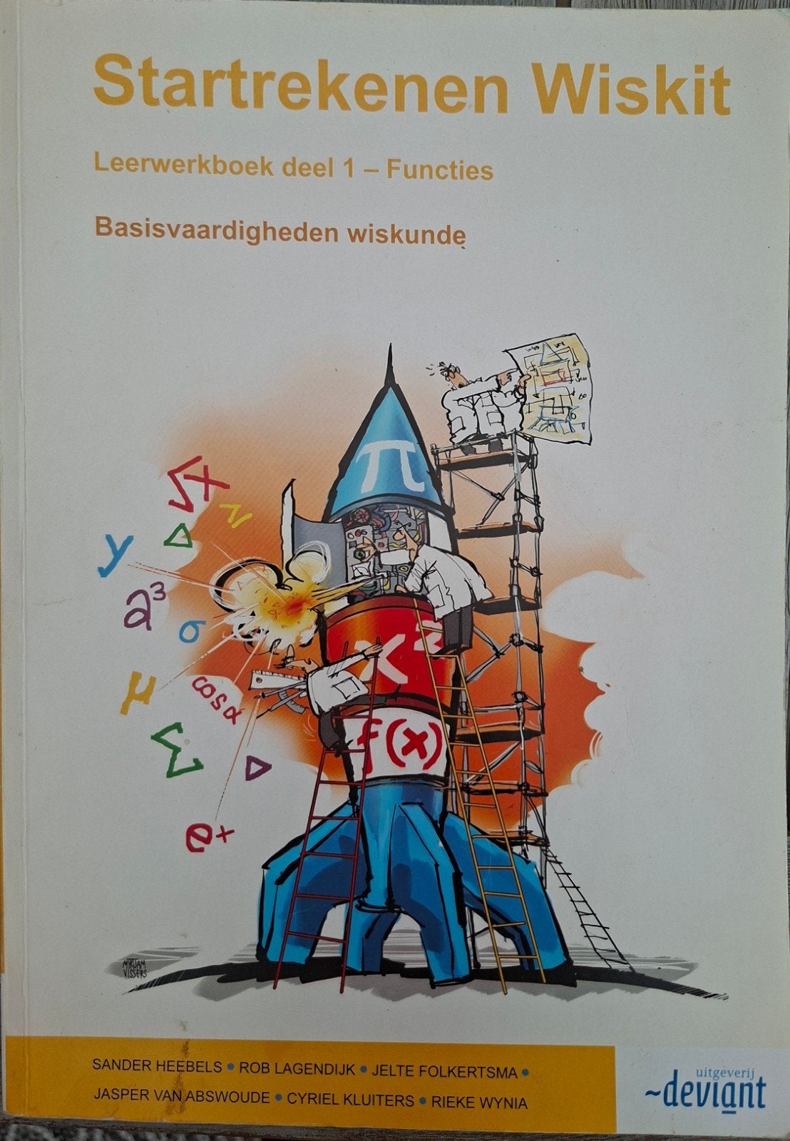 Startrekenen Wiskit Leerwerkboek deel 1 - Functies, Boeken, Ophalen of Verzenden, Beta, Zo goed als nieuw, MBO