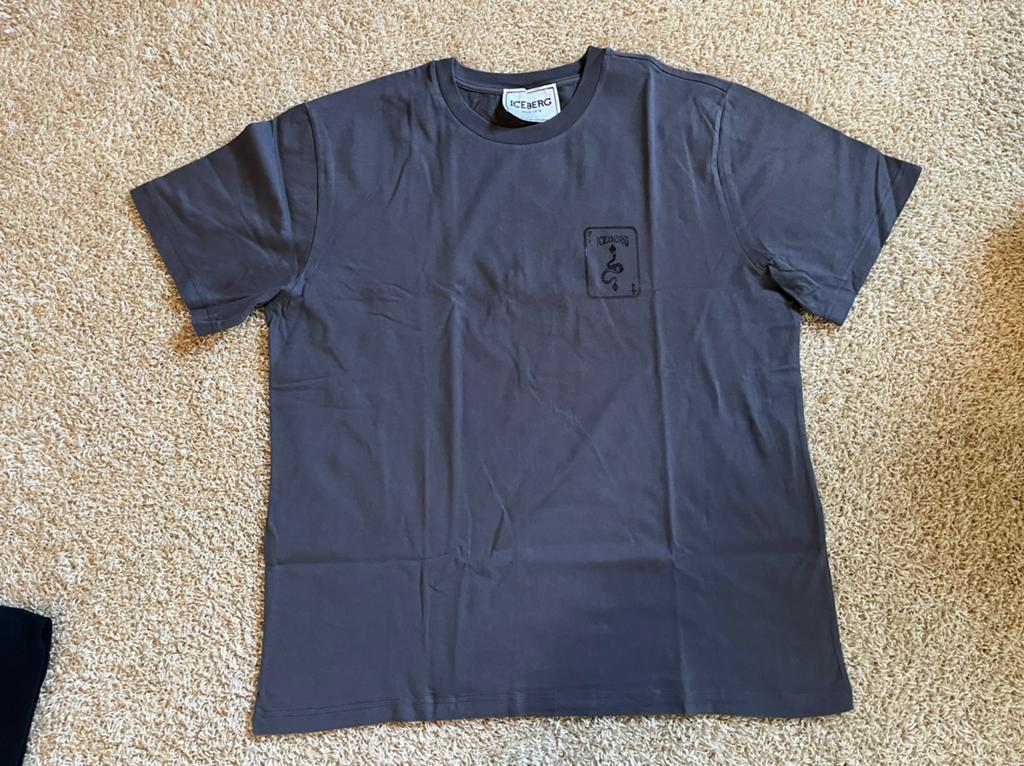 Iceberg shirt grijs mt. XXL, Kleding | Heren, T-shirts, Ophalen of Verzenden, Zo goed als nieuw, Overige maten, Grijs