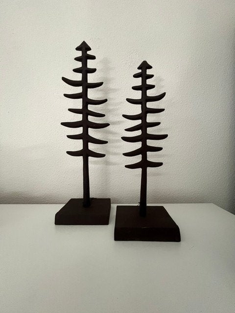 J-Line Kerstboom Aluminium Donkerbruin set-2 Nieuw!, Ophalen of Verzenden, Nieuw