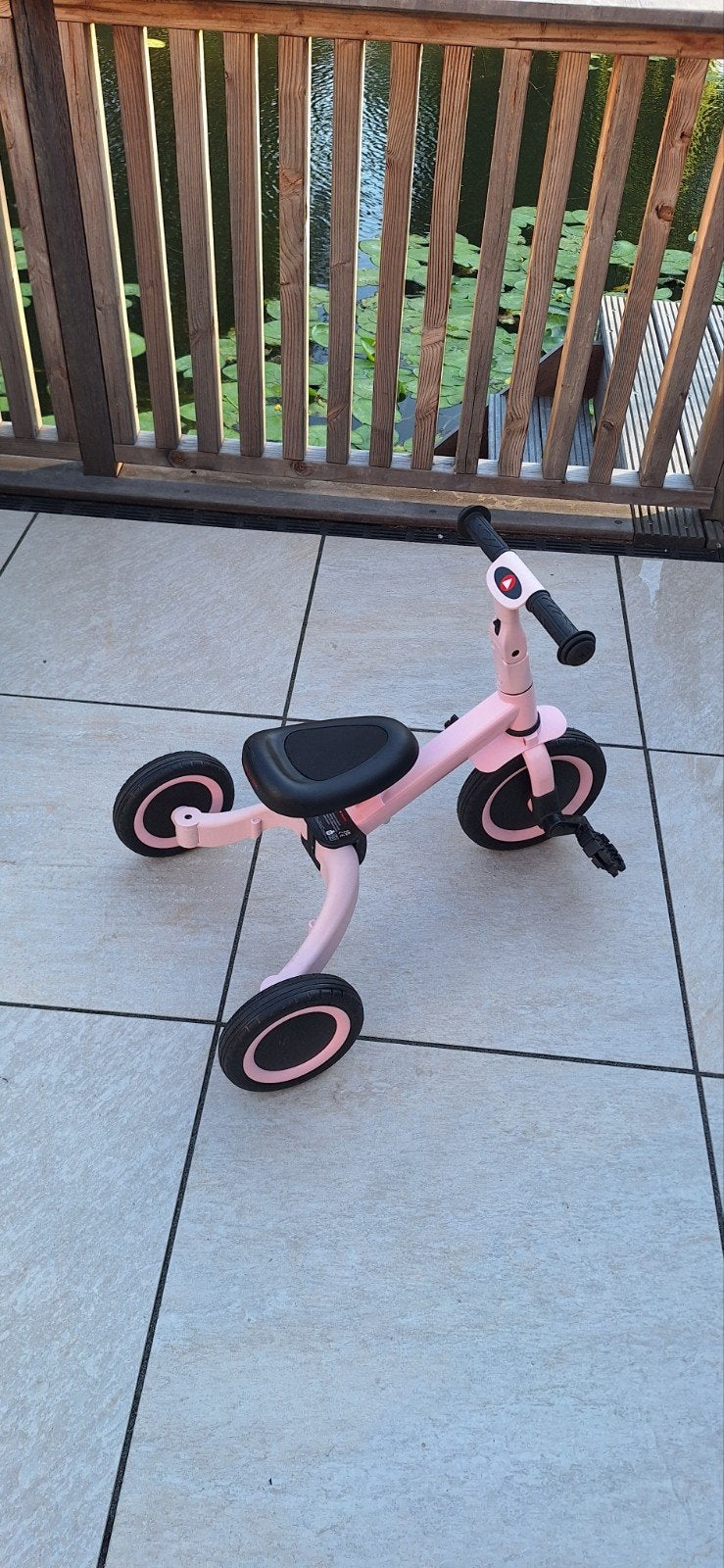 Topmark Kaya, Roze 2-in-1 Loopfiets/Driewieler, Ophalen, Zo goed als nieuw, Loopfiets