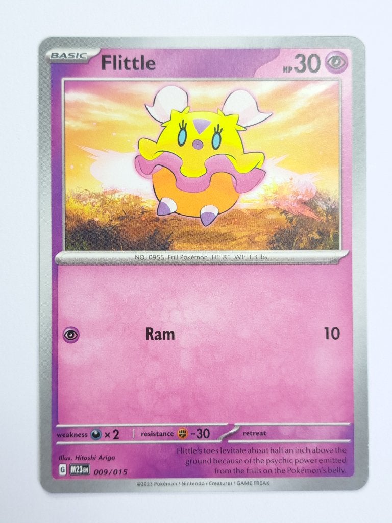 Pokémon - PROMO - M23EN - Flittle - 009/015 - McDonalds, Verzenden, Zo goed als nieuw, Losse kaart, Foil
