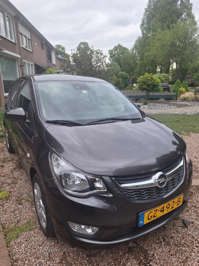 Opel Karl 1.0 Ecoflex 55KW 2015 Grijs, Auto's, Voorwielaandrijving, 839 kg, Stof, 74 pk